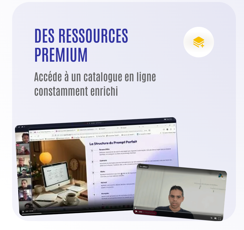 Des ressources premium