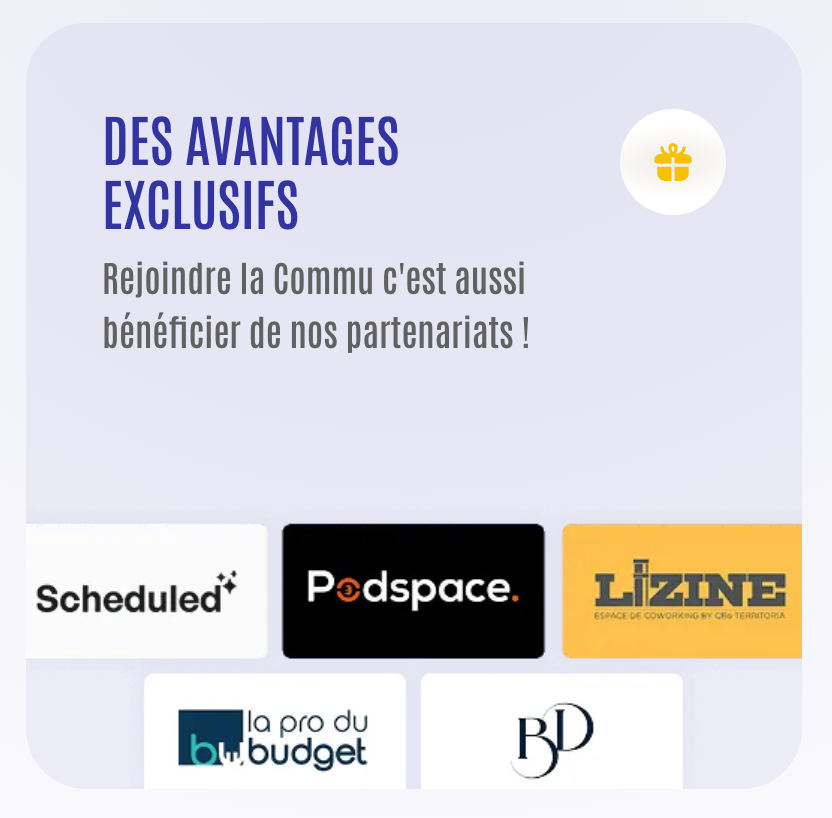 Des avantages partenaires